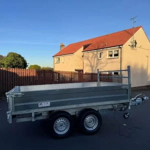 BRAND NEW 10FT X 6FT TWIN AXLE 3 WAY ELECTRIC TIPPER 3500KG - Image 6