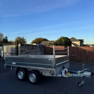 BRAND NEW 10FT X 6FT TWIN AXLE 3 WAY ELECTRIC TIPPER 3500KG - Image 8