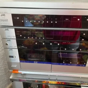 rare vintage JVC stacked stereo system / record and cassette players & two speakers - open to offers - Image 3