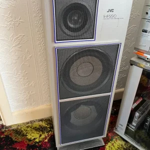 rare vintage JVC stacked stereo system / record and cassette players & two speakers - open to offers - Image 6