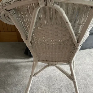 White Rattan Chair - Image 5