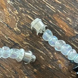 Black Stone Beaded Necklace - Image 5