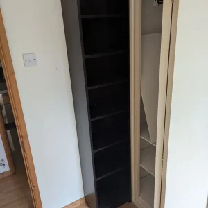 Black bookcase