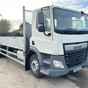 2017 DAF CF65,260 ALLOY DROPSIDE SCAFFOLDING 18 TON EURO-6 U-LEZ DAY CAB - Image 2