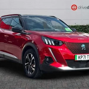2021 Peugeot E-2008 50kWh GT SUV 5dr Electric Auto (136 ps) SUV Electric Automatic