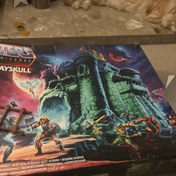 Castle Grayskull and He-man figures