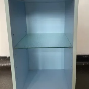 IKEA-Side cabinet with Glass shelves and Castors - Image 4