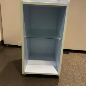 IKEA-Side cabinet with Glass shelves and Castors - Image 5
