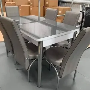 Dining table with 4 chairs - Image 4