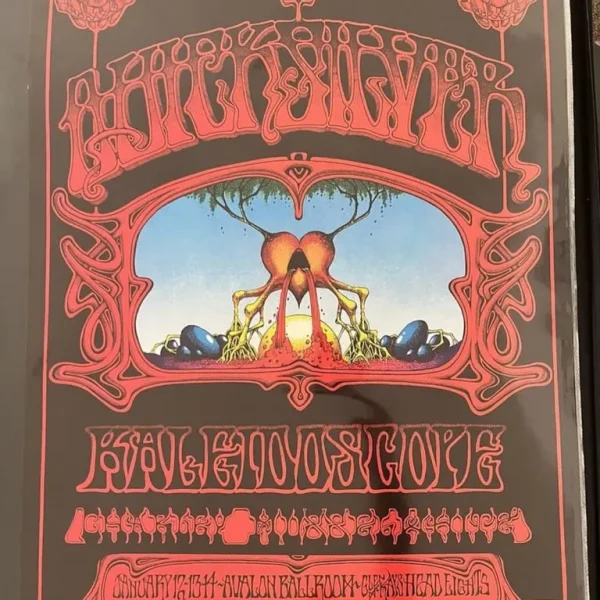 Grateful Dead 1976 European limited edition print Rick Griffin