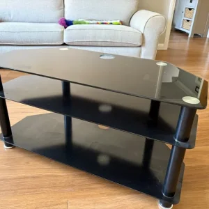 Glass TV Stand