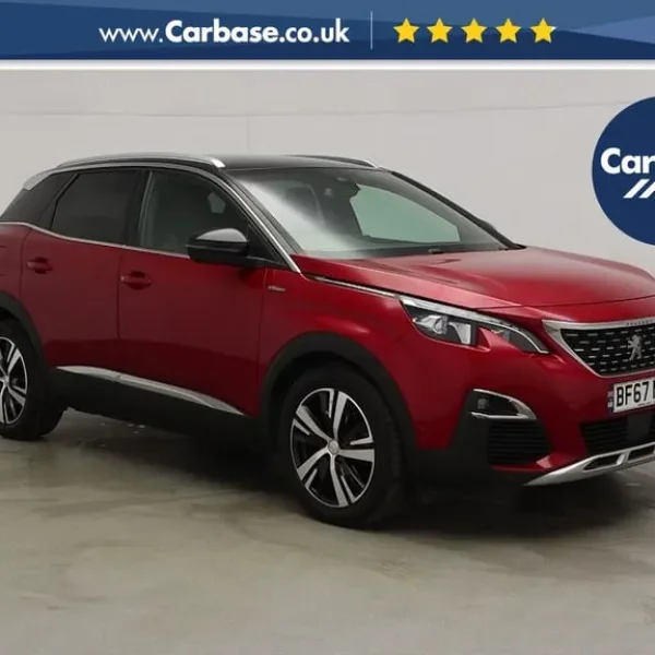 2017 Peugeot 3008 1.6 THP GT Line SUV 5dr Petrol EAT Euro 6 (s/s) (165 ps) SUV PETROL Automatic