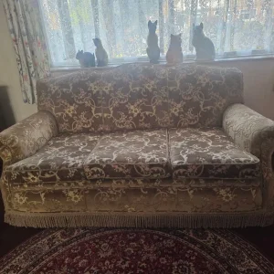 Solid 'Hampton' 3 seater settee - Image 4