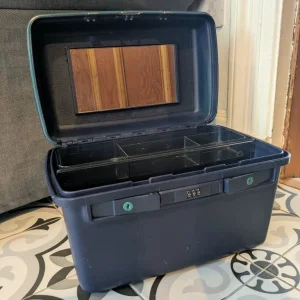 Navy Delsey Travel Vanity Case - Image 2