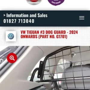 Guardsman dog guard for VW Tiguan - Image 3