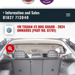 Guardsman dog guard for VW Tiguan - Image 5