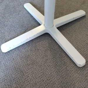 White IKEA BILLSTA ROUND TABLE 70cm Wide 74cm High - Image 7