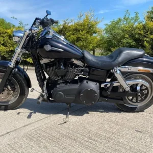 2014 14 HARLEY DAVIDSON FAT BOB FXDF [Phone number removed]DYNA BLACK CUSTOM CHOPPER - Image 3