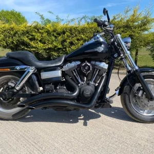 2014 14 HARLEY DAVIDSON FAT BOB FXDF [Phone number removed]DYNA BLACK CUSTOM CHOPPER - Image 4