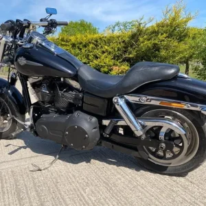 2014 14 HARLEY DAVIDSON FAT BOB FXDF [Phone number removed]DYNA BLACK CUSTOM CHOPPER - Image 5