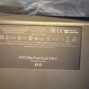 Logitech MX Mechanical Mini Wireless Keyboard - Graphite - Image 5