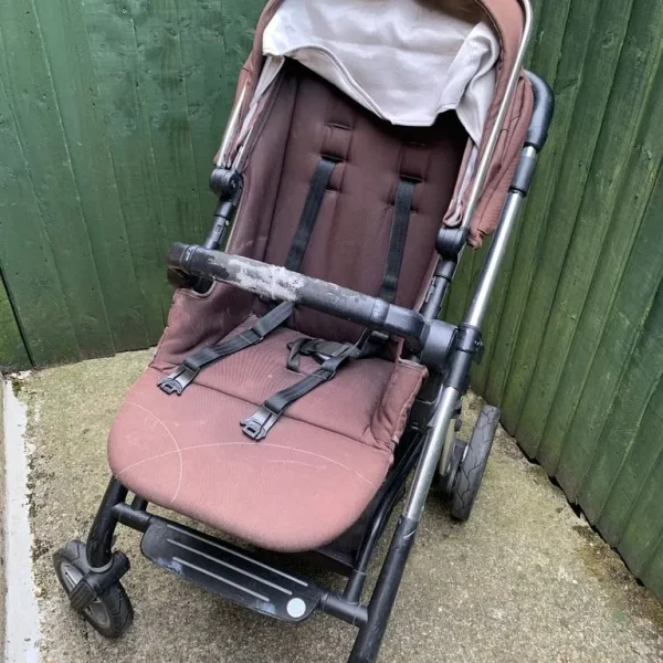 Used stroller - working - medium rubber wear