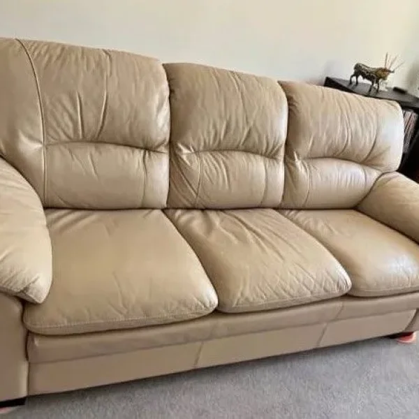 Harveys real leather sofa like new