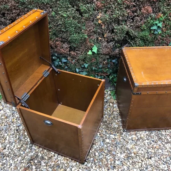Wooden storage chests