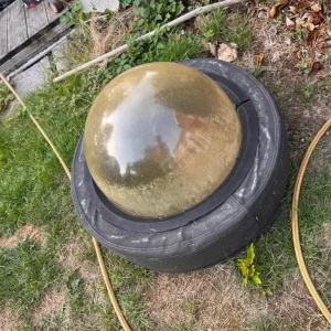 Koi pond viewing dome - large