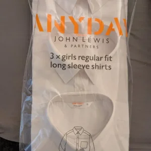 Pack of Three White John Lewis Girls School Shirts Brand New With Tags 14 years - Image 4