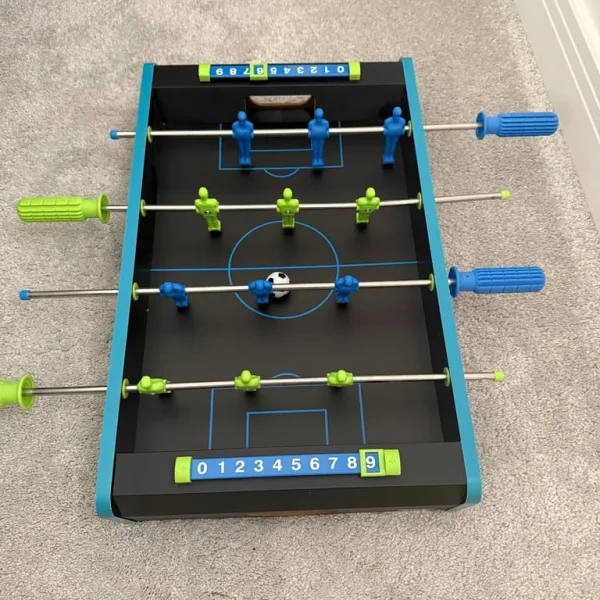 Table top foozeball table