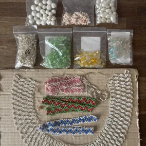 Bead jewellery and beads