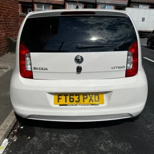 2013 Skoda Citigo, 5dr 1.0 Litre Manual White. - Image 3