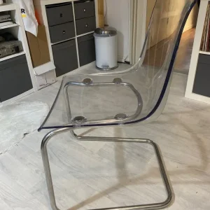 Tobias Transparent Chrome-Plated chair - Image 4