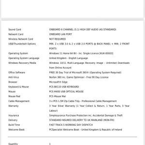 Gaming Pc i7-13700k, 16GB Nvidia GeForce RTX 4080, 4TB Storage, Excellent condition. - Image 3