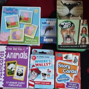Kids puzzles and card games