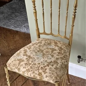 Solid brass chair