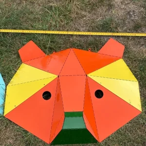 Cool Bear Metal Wall Art - Childs bedroom - Image 2