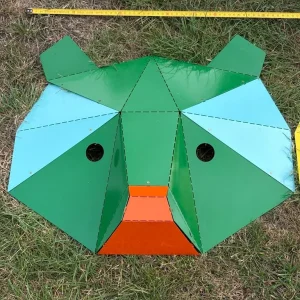 Cool Bear Metal Wall Art - Childs bedroom - Image 3