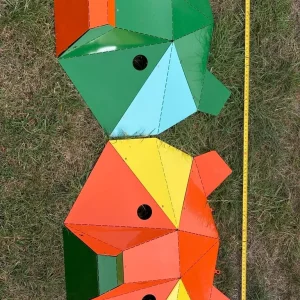 Cool Bear Metal Wall Art - Childs bedroom