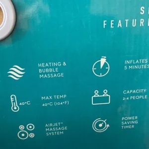 Lay z spa Fiji potable spa - Image 3