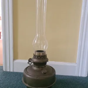 Antique Brass Oil Lamp