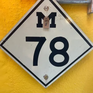 Vintage railway sign