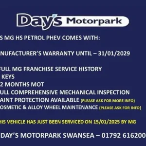 2022 MG MG HS [FULL MG FRANCHISE 1.5 T-GDI 16.6kWh Exclusive SUV 5dr Pe... - Image 2