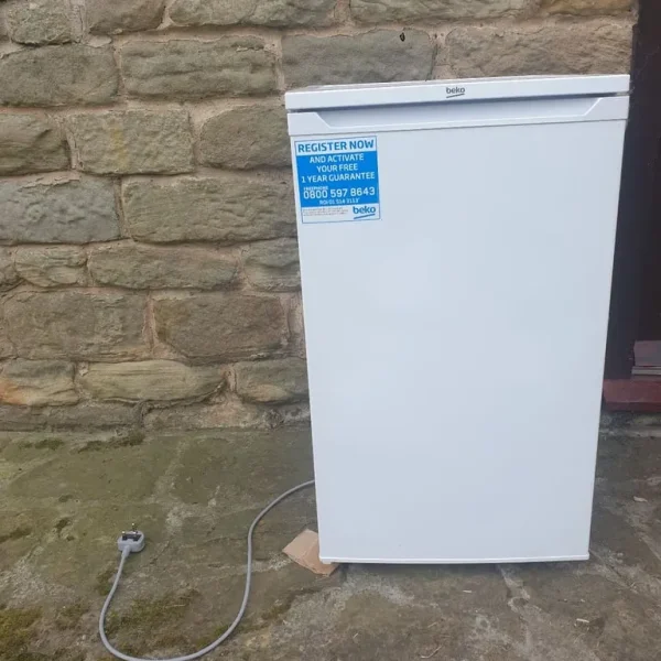 BEKO white under the counter fridge