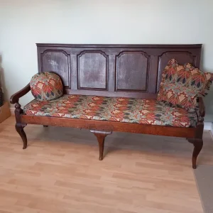 Antique Oak Settle - Image 2