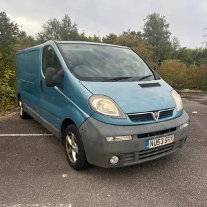 Vauxhall, VIVARO LWB unfinished camper project