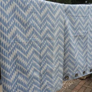 2 sets of matching M&S lined eyelet curtains - Image 2