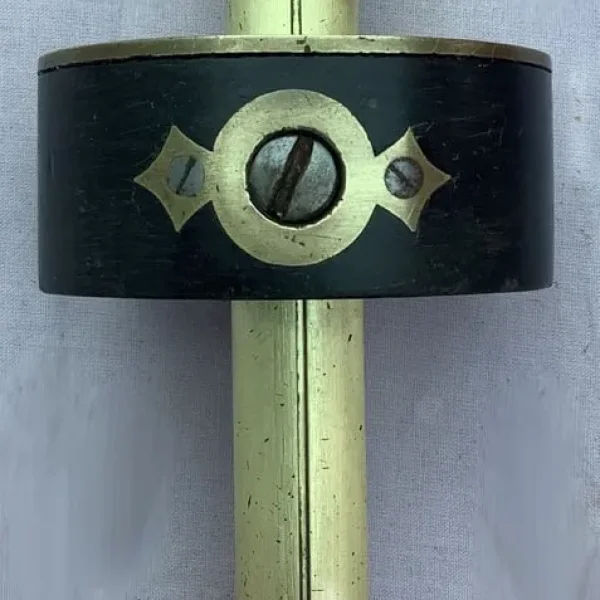 Vintage Heavy Brass Marking Gauge.