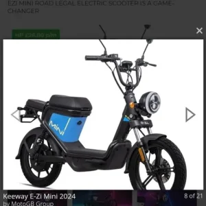 Red electric moped keyway - Image 2